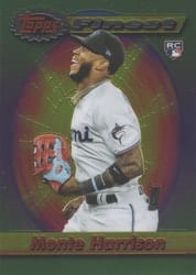 2021 Finest Flashbacks Base Set Monte Harrison #39 card