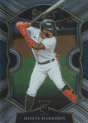 2021 Panini Select Base Set Monte Harrison #57 card