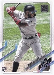 2021 Topps Base Set Monte Harrison #126 card