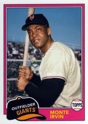 2018 Topps Archives Base Set Monte Irvin #245 card