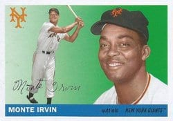 2020 Topps Archives Base Set Monte Irvin #97 card