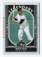 2024 Panini Three and Two Legendary Monte Irvin #1 card