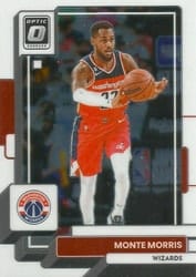 2022-23 Donruss Optic Base Set Monte Morris #169 card