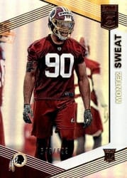 2019 Donruss Elite Base Set Montez Sweat #184 card