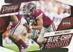 2019 Panini Prestige Blue Chip Recruits Montez Sweat #BC-MS card
