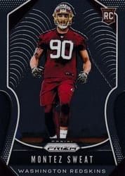 2019 Panini Prizm Base Set Montez Sweat #391 card