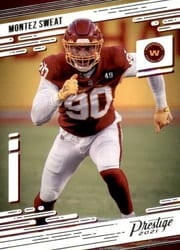 2021 Panini Prestige Base Set Montez Sweat #156 card