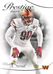 2023 Panini Prestige Base Set Montez Sweat #295 card