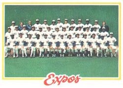 1978 Topps Base Set Montreal Expos #244 card