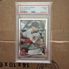 Mookie Betts 2014 Topps Chrome Update card