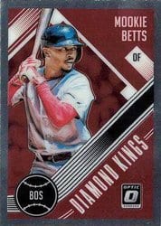 2018 Donruss Optic Base Set Mookie Betts #27 card