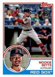 2018 Topps 1983 Topps Baseball 35th Anniversary Mookie Betts #83-4 card