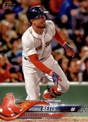 2018 Topps Base Set Mookie Betts #140 card