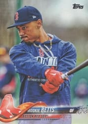 2018 Topps Base Set Mookie Betts #140 card