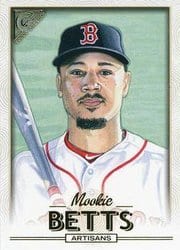 2018 Topps Gallery Base Set Mookie Betts #160 card