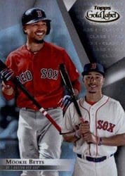 2018 Topps Gold Label Base Set Mookie Betts #20 card
