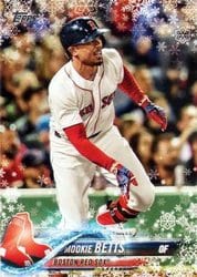2018 Topps Holiday Base Set Mookie Betts #HMW24 card