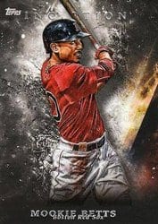 2018 Topps Inception Base Set Mookie Betts #90 card