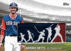 2018 Topps Players Weekend Logo Patches Mookie Betts #PWP-MB card