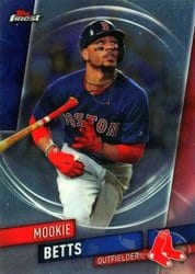 2019 Finest Base Set Mookie Betts #1 card