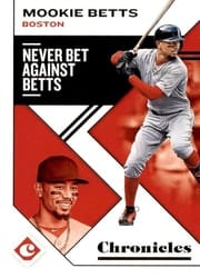 2019 Panini Chronicles Base Set Mookie Betts #31 card