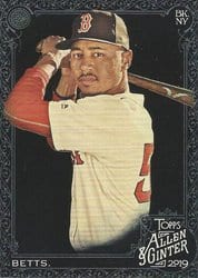 2019 Topps Allen & Ginter X Base Set Mookie Betts #1 card