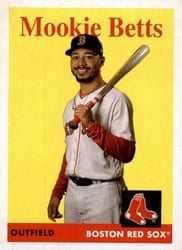 2019 Topps Archives Base Set Mookie Betts #50 card