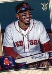 2019 Topps Big League Base Set Mookie Betts #200 card