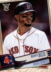 2019 Topps Big League Base Set Mookie Betts #384 card