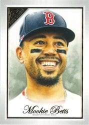 2019 Topps Gallery Base Set Mookie Betts #117 card