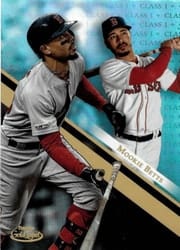 2019 Topps Gold Label Base Set Mookie Betts #8 card