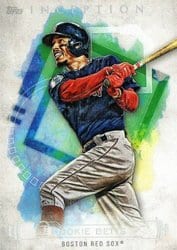 2019 Topps Inception Base Set Mookie Betts #40 card