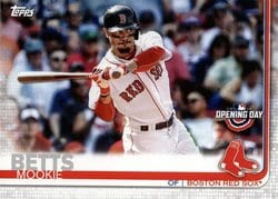 2019 Topps Opening Day Base Set Mookie Betts #33 card