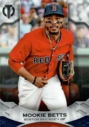 2019 Topps Tribute Base Set Mookie Betts #50 card