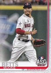 2019 Topps Update Base Set Mookie Betts #US151 card
