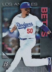 2020 Bowman Platinum Base Set Mookie Betts #1 card