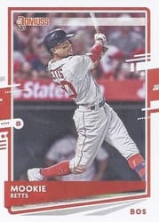 2020 Donruss Base Set Mookie Betts #77b card