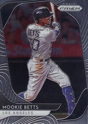 2020 Panini Prizm Base Set Mookie Betts #117 card