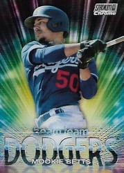 2020 Stadium Club Chrome Beam Team Mookie Betts #BT-24 card