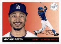 2020 Topps Archives Base Set Mookie Betts #27 card