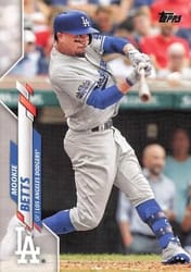 2020 Topps Base Set Mookie Betts #420 card