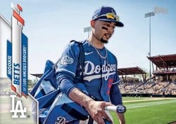 2020 Topps Base Set Mookie Betts #420c card