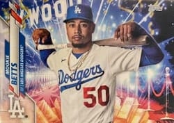 2020 Topps Base Set Mookie Betts #420d card