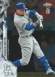 2020 Topps Chrome Ben Baller Edition Base Set Mookie Betts #100 card