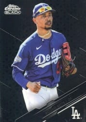 2020 Topps Chrome Black Base Set Mookie Betts #20 card