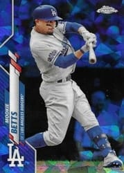 2020 Topps Chrome Sapphire Edition Base Set Mookie Betts #420 card