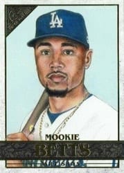 2020 Topps Gallery Base Set Mookie Betts #159 card