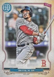 2020 Topps Gypsy Queen Base Set Mookie Betts #1 card