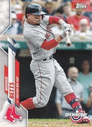 2020 Topps Opening Day Base Set Mookie Betts #28 card