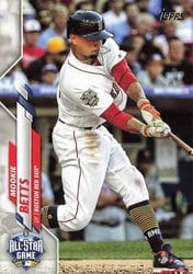 2020 Topps Update Base Set Mookie Betts #U-268 card